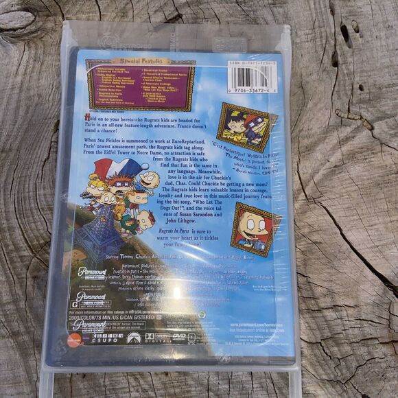 Rugrats In Paris The Movie DVD Brand New Sealed RARE Long Box Plastic Box PROP - Picture 4 of 7